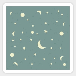 Sun and Stars Pattern Sticker